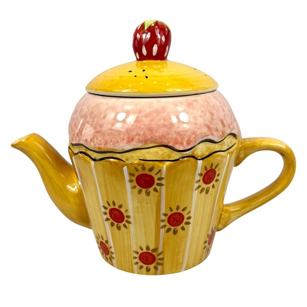 Home Essentials and Beyond Cupcake Teapot Yummy Collection